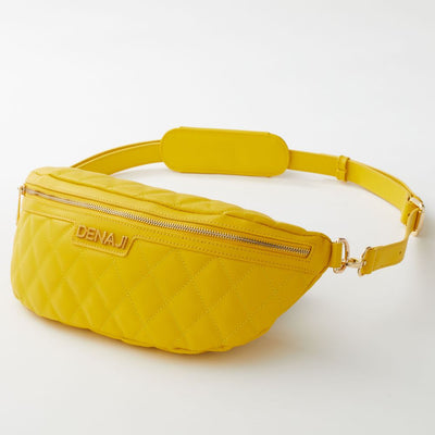 DENAJI INFINITY BUM BAG / FANNY PACK - CANARY YELLOW (FRONT)